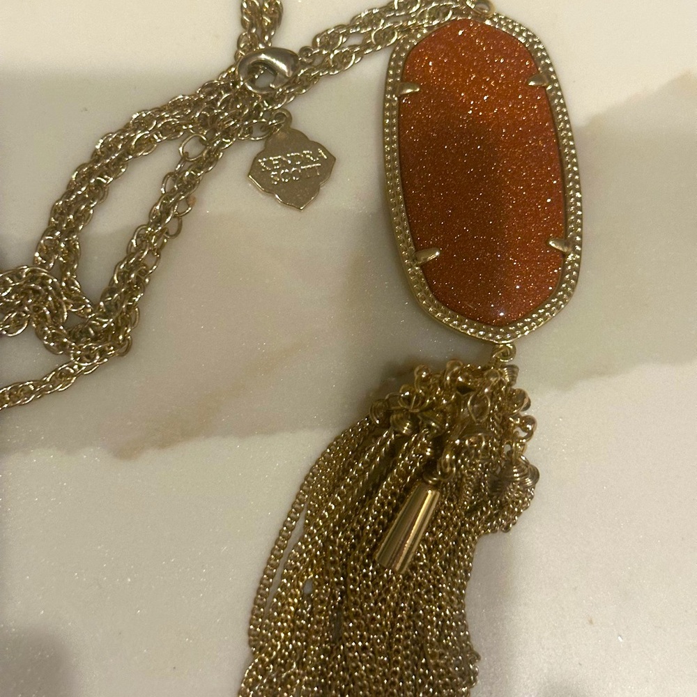 Kendra Scott long tassel necklace